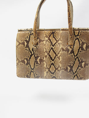 Vintage Beverly Snakeskin Bag