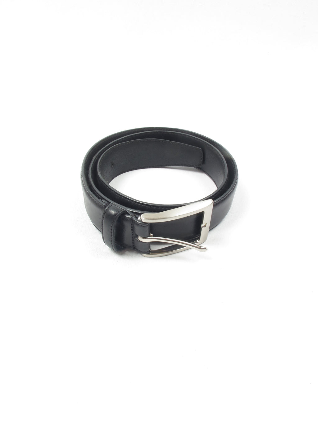 Men's Saddler Black Leather Belt 85CMs