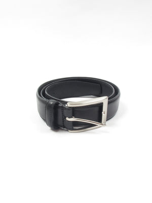 Men's Saddler Black Leather Belt 85CMs