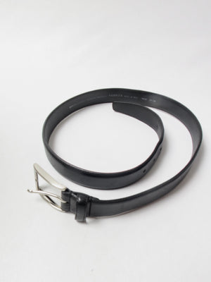 Men's Saddler Black Leather Belt 85CMs