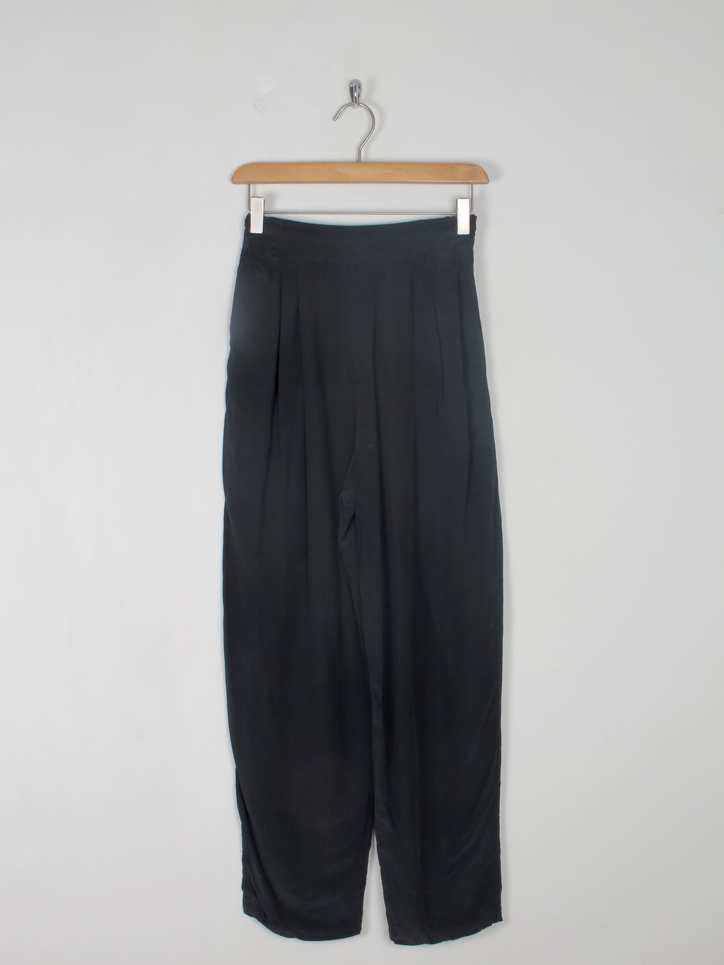 Women's Silk Trousers With Elastic Waist XS/S