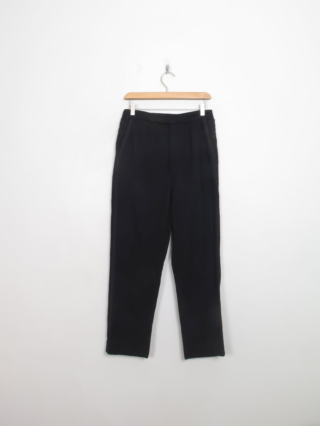 Men's Vintage Black Tux Trousers 28/28