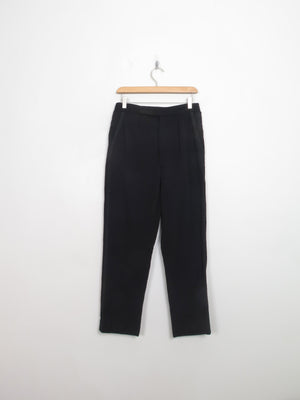 Men's Vintage Black Tux Trousers 28/28