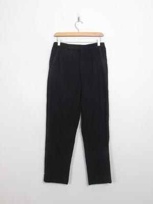 Men's Vintage Black Tux Trousers 28/28