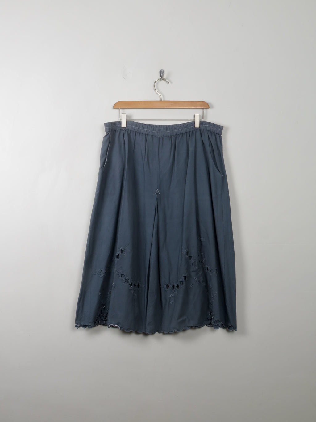 Vintage Charcoal Black Skirt L/XL - The Harlequin