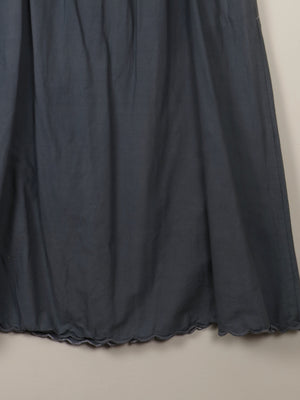 Vintage Charcoal Black Skirt L/XL - The Harlequin