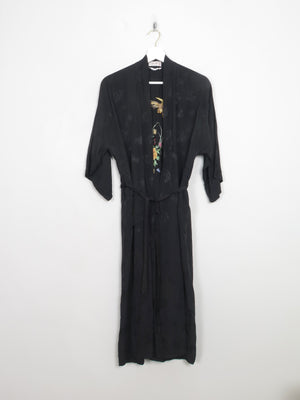 Women's Vintage Chinese Embroidered Dressing Gown S
