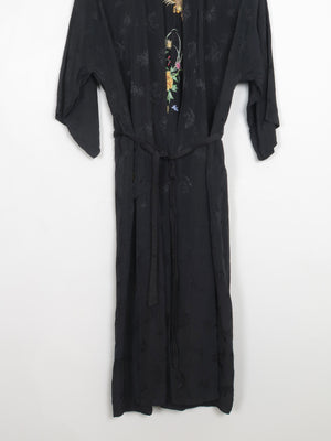 Women's Vintage Chinese Embroidered Dressing Gown S