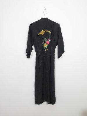 Women's Vintage Chinese Embroidered Dressing Gown S