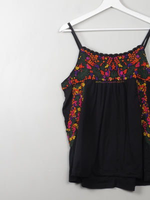 Vintage Style Embroidered Ethnic Style Top L - The Harlequin