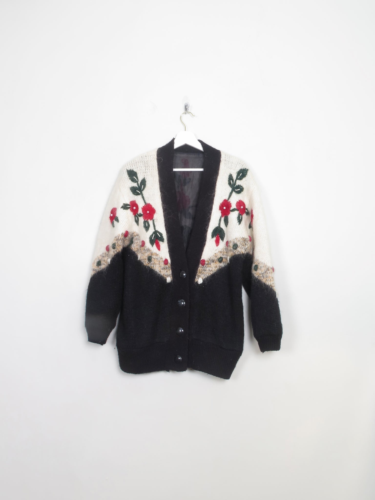 Women's Vintage Mohair 80s Cardigan S/M