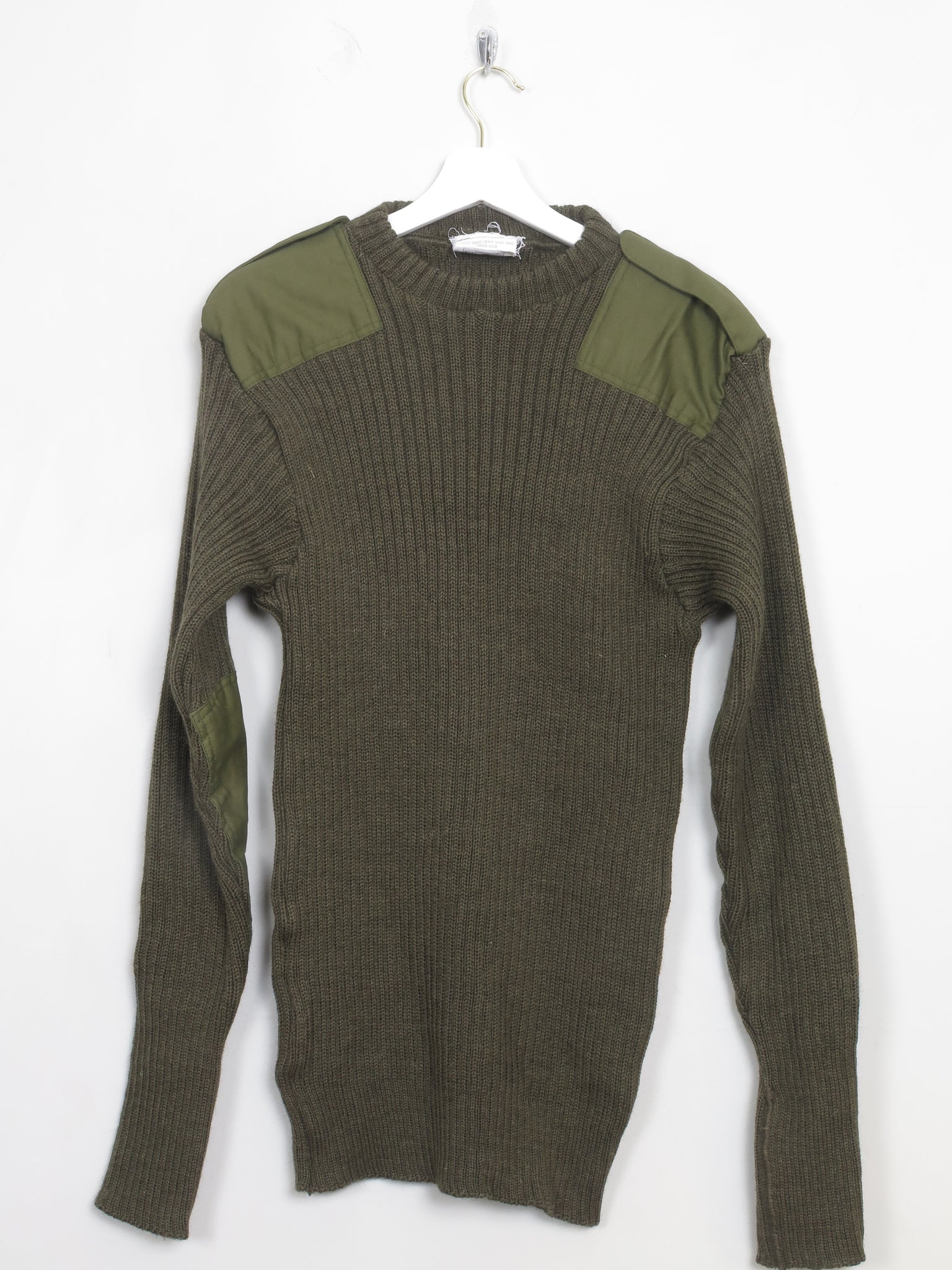 Men's Vintage Green Army Jumper L/XL