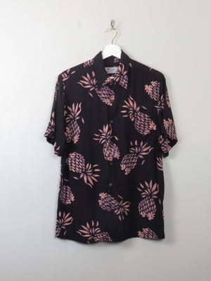 Men's Vintage Pineapple Hawaiian Shirt S/M - The Harlequin