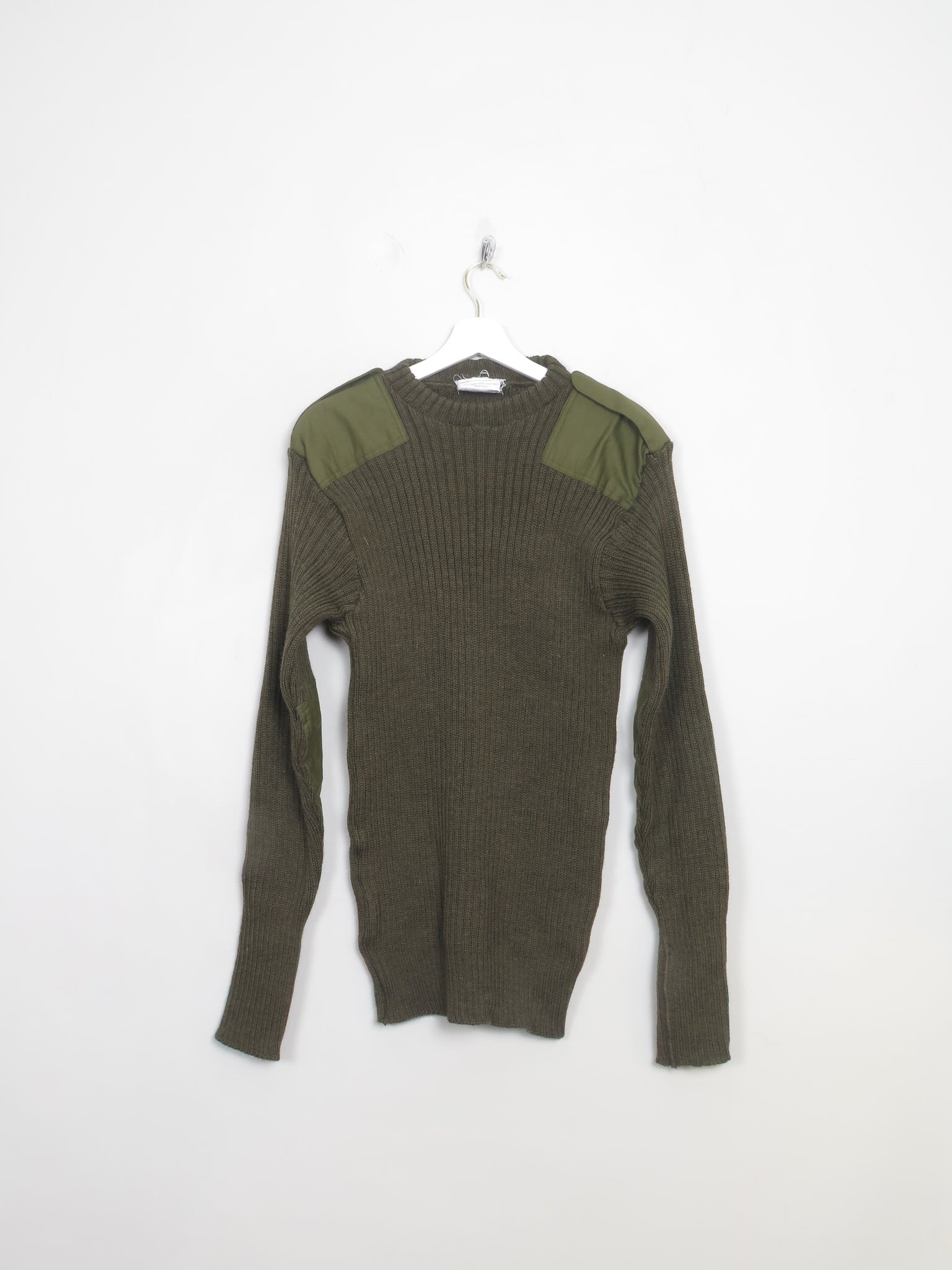 Men's Vintage Green Army Jumper L/XL