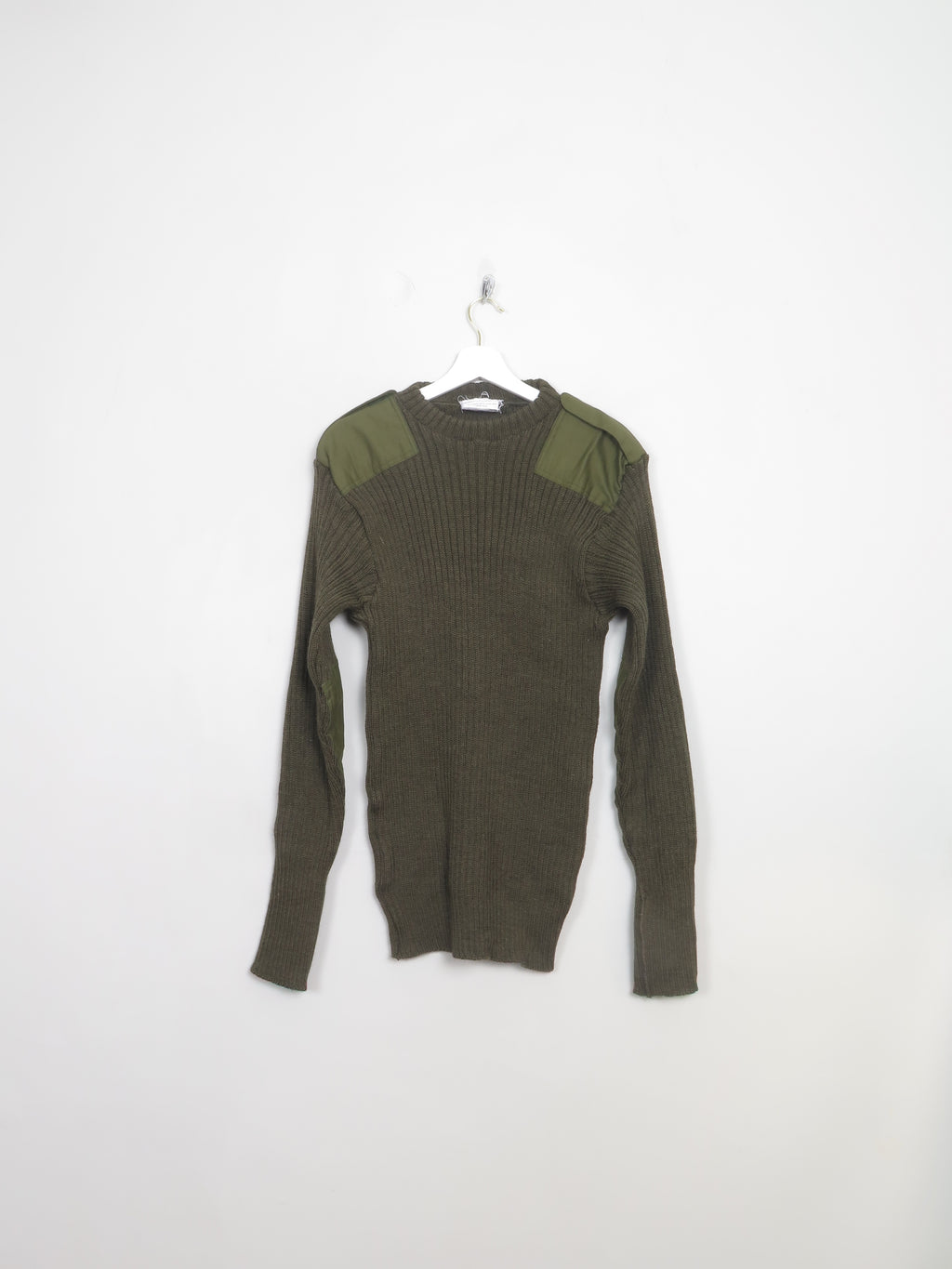 Men's Vintage Green Army Jumper L/XL