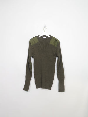 Men's Vintage Green Army Jumper L/XL