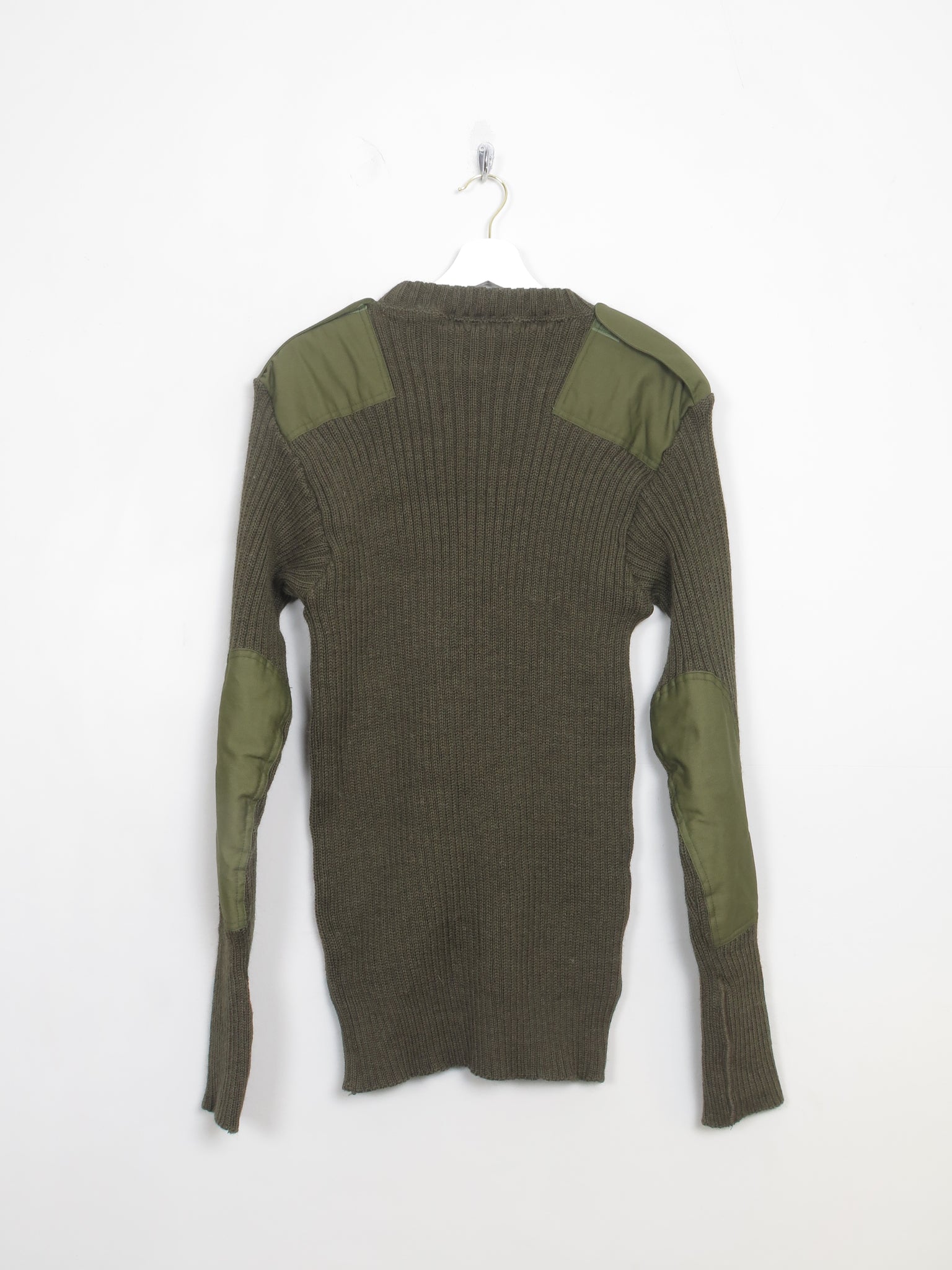 Men's Vintage Green Army Jumper L/XL