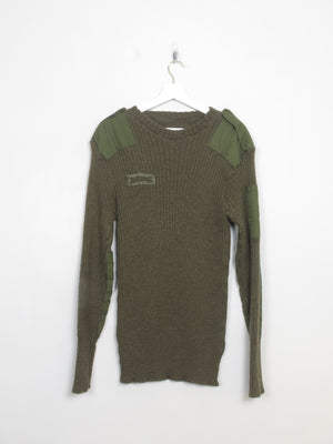 Men's Vintage Green Army Jumper L/XL