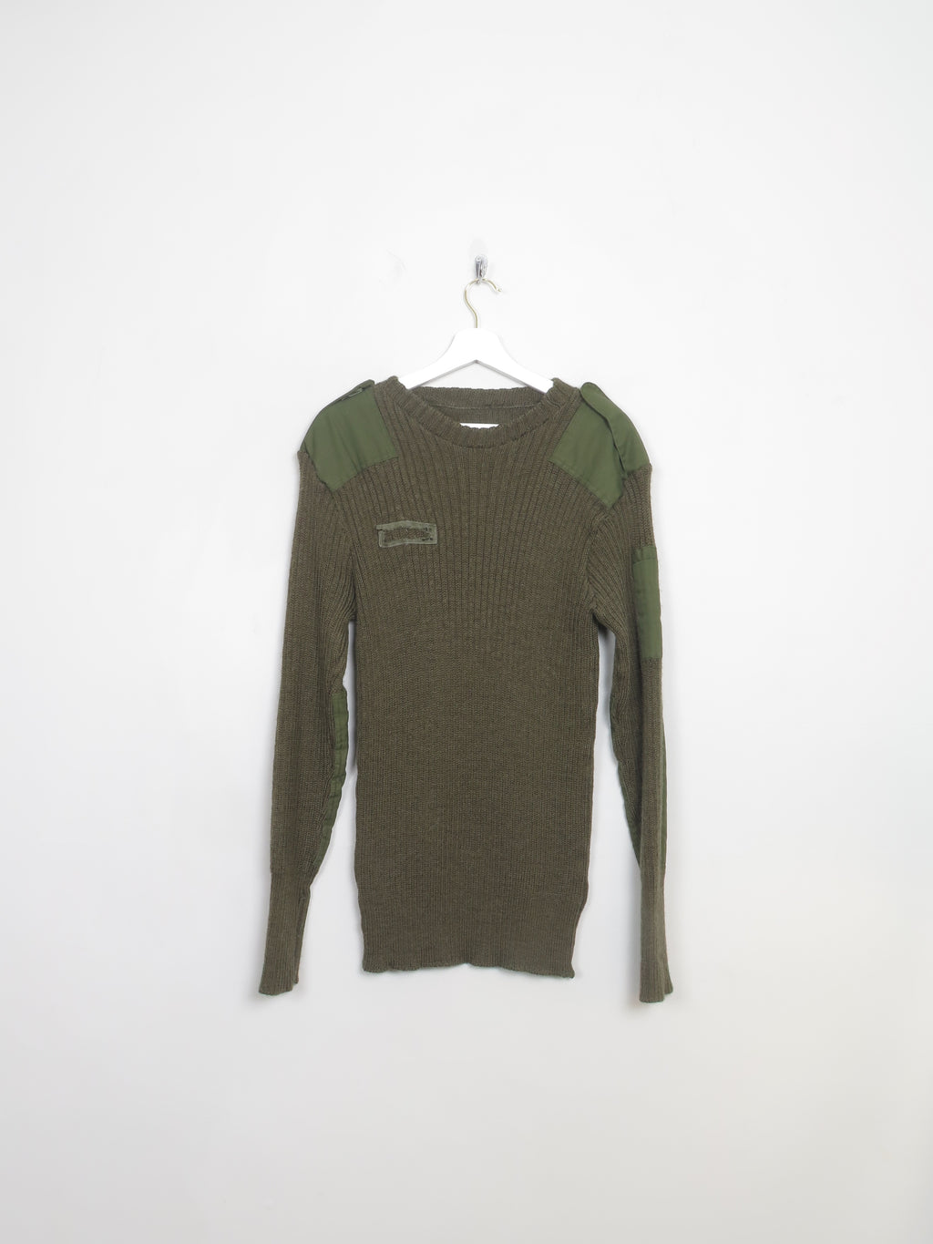 Men's Vintage Green Army Jumper L/XL