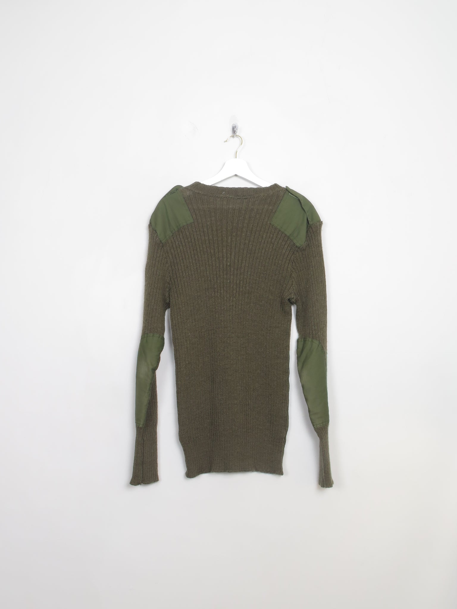 Men's Vintage Green Army Jumper L/XL