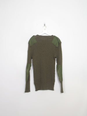 Men's Vintage Green Army Jumper L/XL