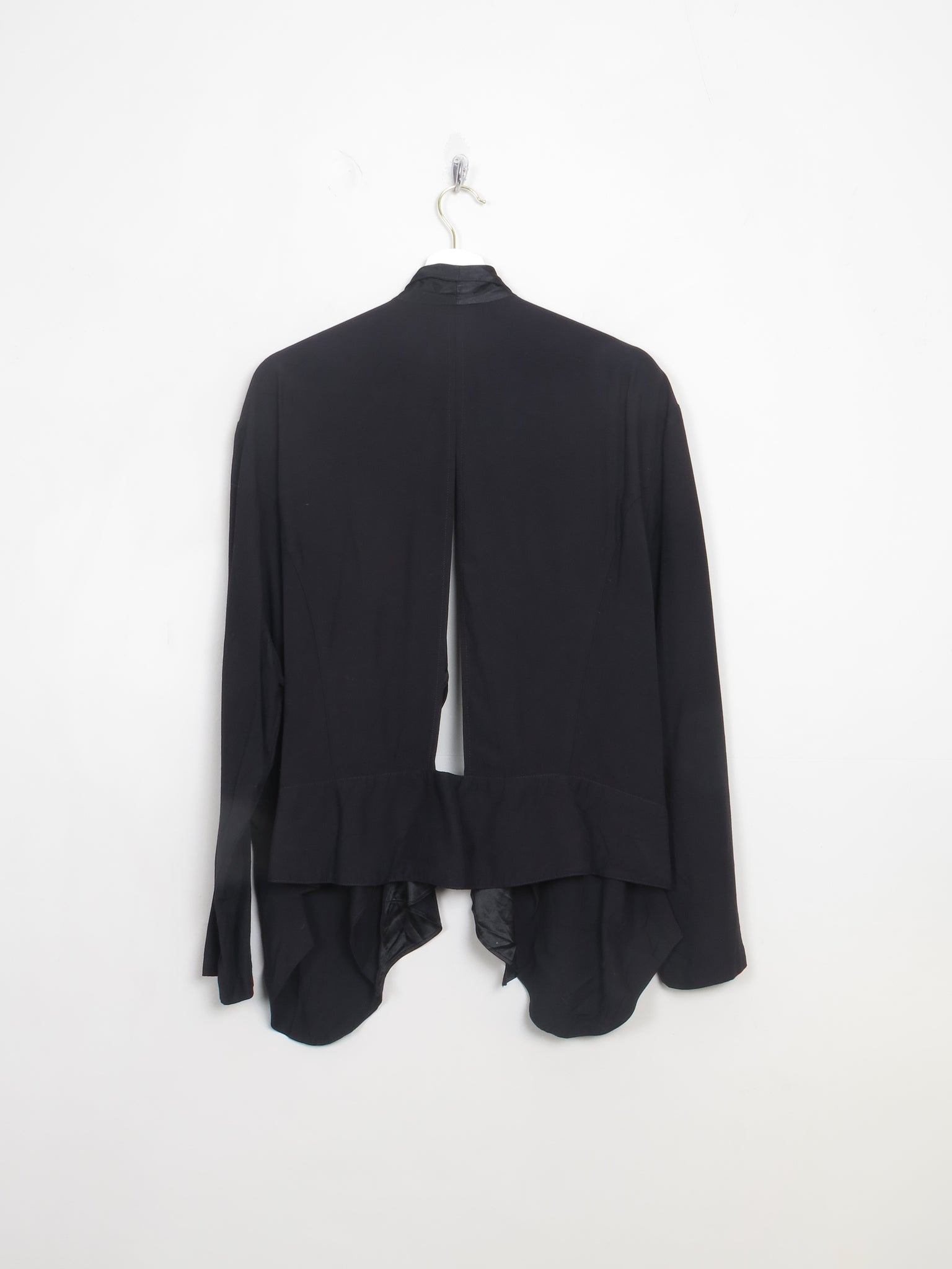 Women's Vintage Black 1980s Evening Jacket L/XL