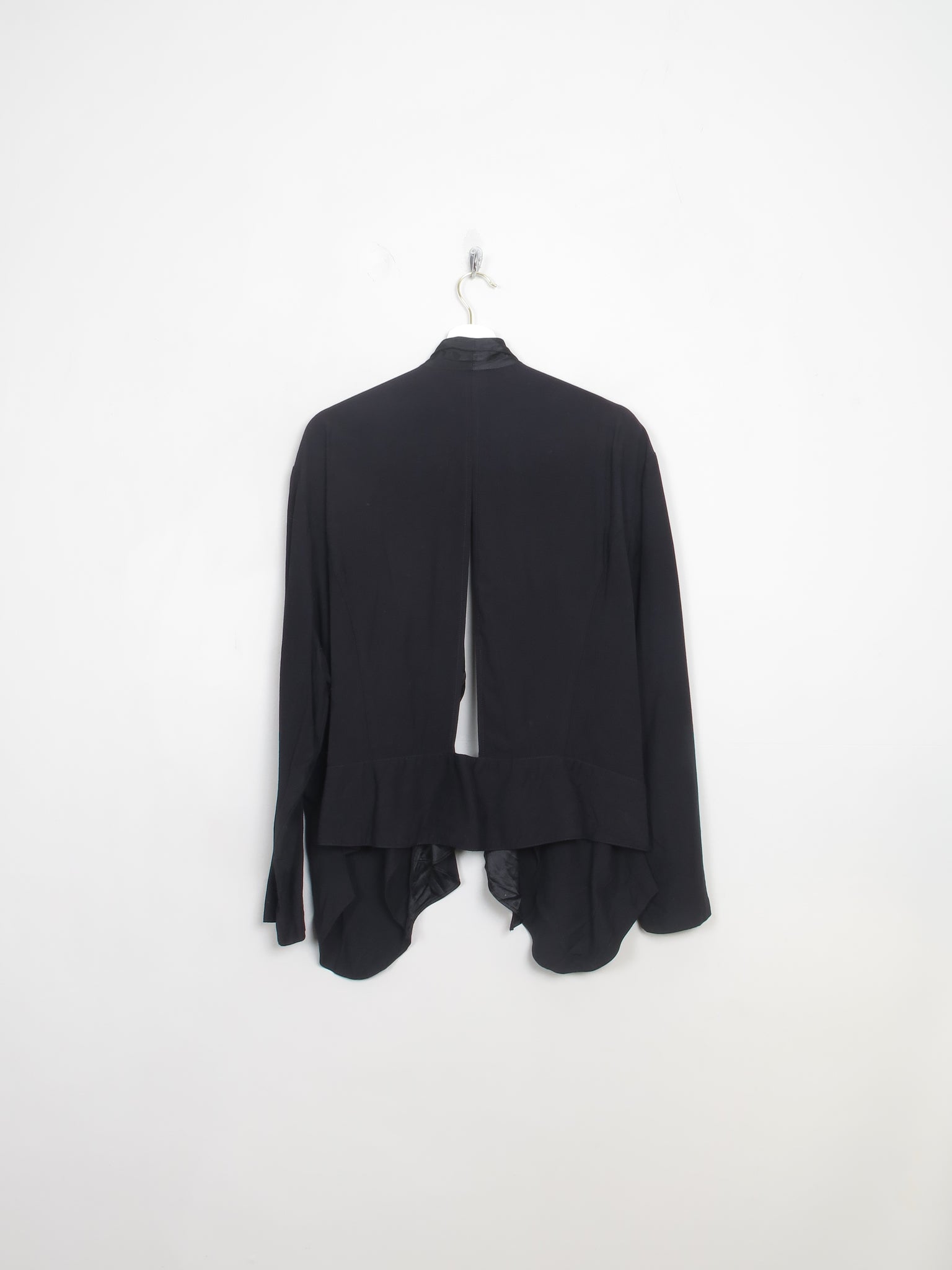 Women's Vintage Black 1980s Evening Jacket L/XL