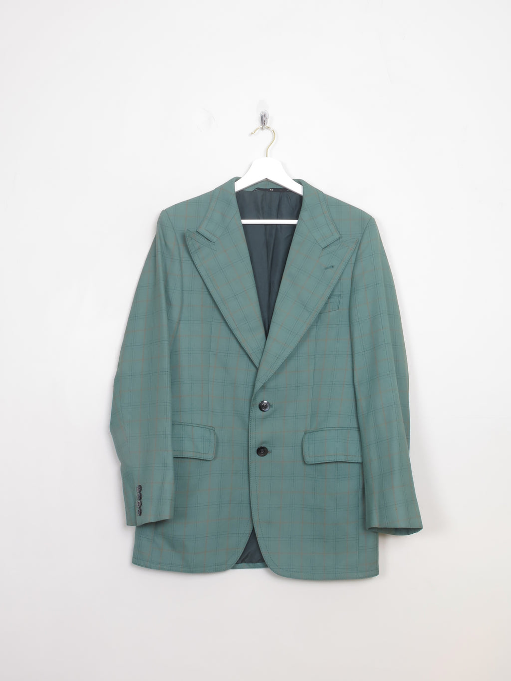 Men's VIntage Green 70s Blazer 38"