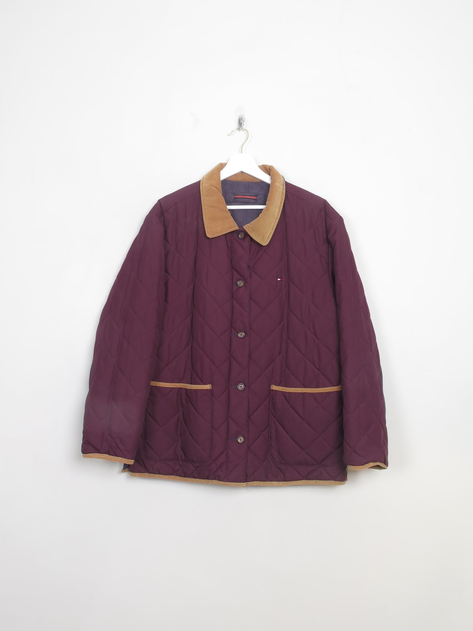 Men's Quilted Tommy Hilfiger Reversible Jacket M