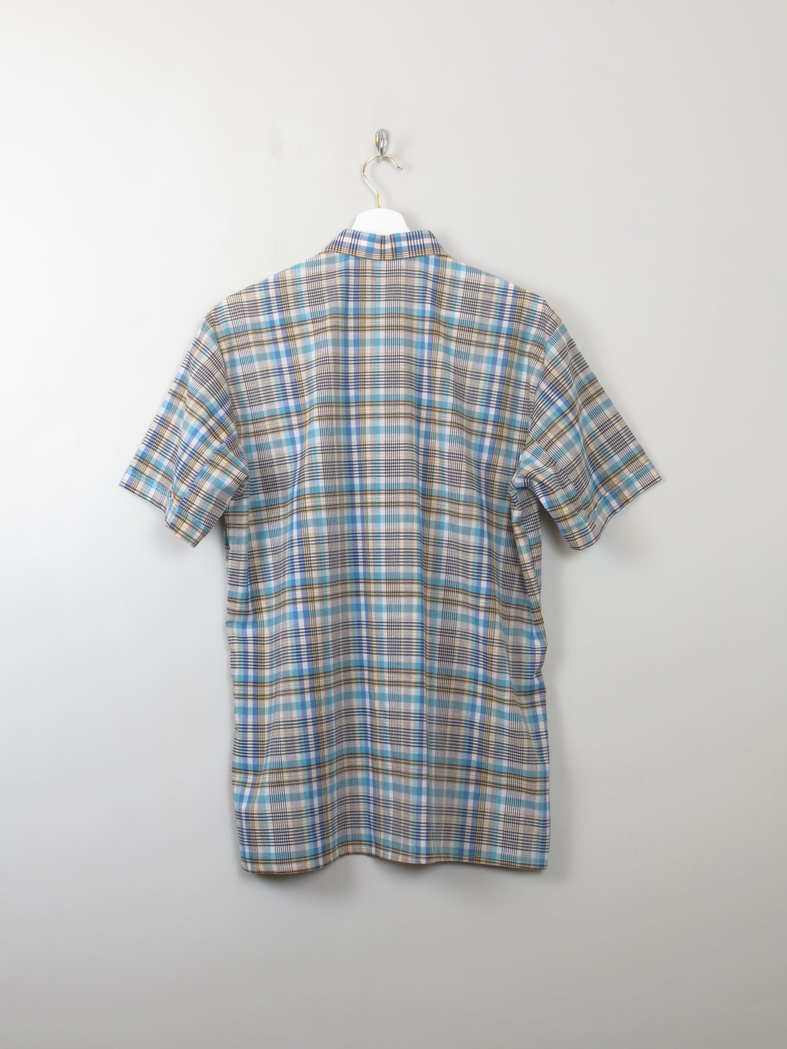 Men's Vintage Check Shirt M - The Harlequin