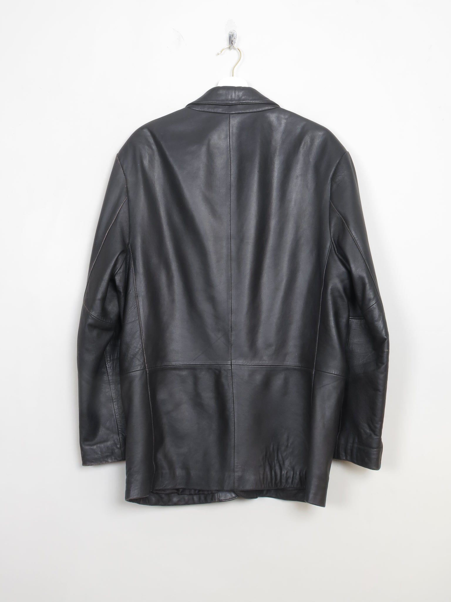 Men's Vintage Leather Blazer L