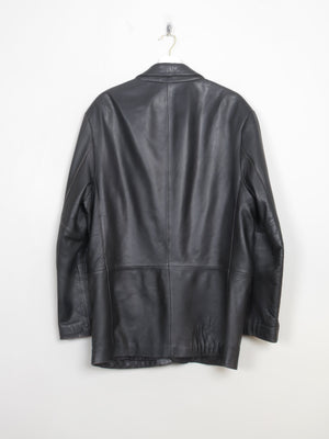 Men's Vintage Leather Blazer L
