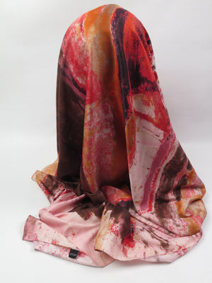 Vintage Style Large Silk Wrap/Scarf
