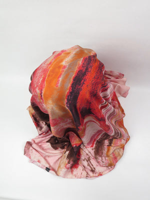 Vintage Style Large Silk Wrap/Scarf