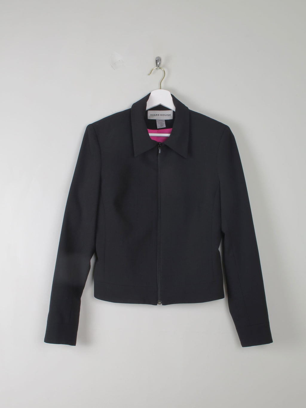 Women's Vintage Black Tailored Jacket Warehouse S