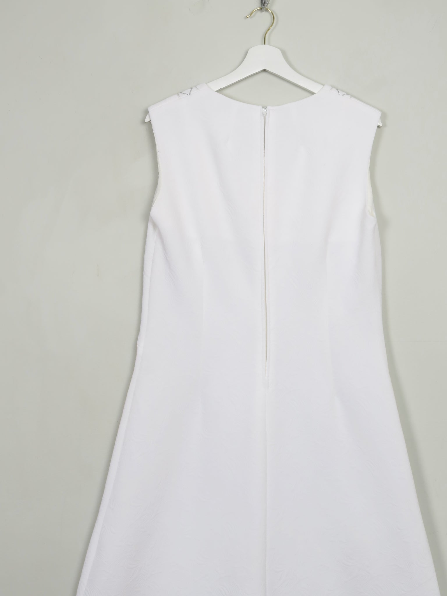 Vintage White 70's Dress L
