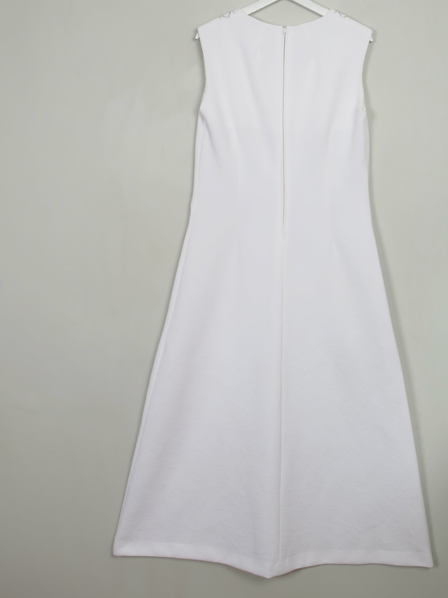 Vintage White 70's Dress L