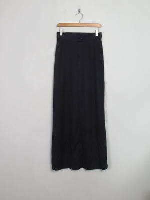 Vintage Black Maxi Skirt S