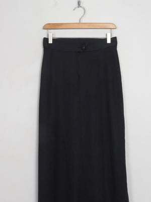 Vintage Black Maxi Skirt S