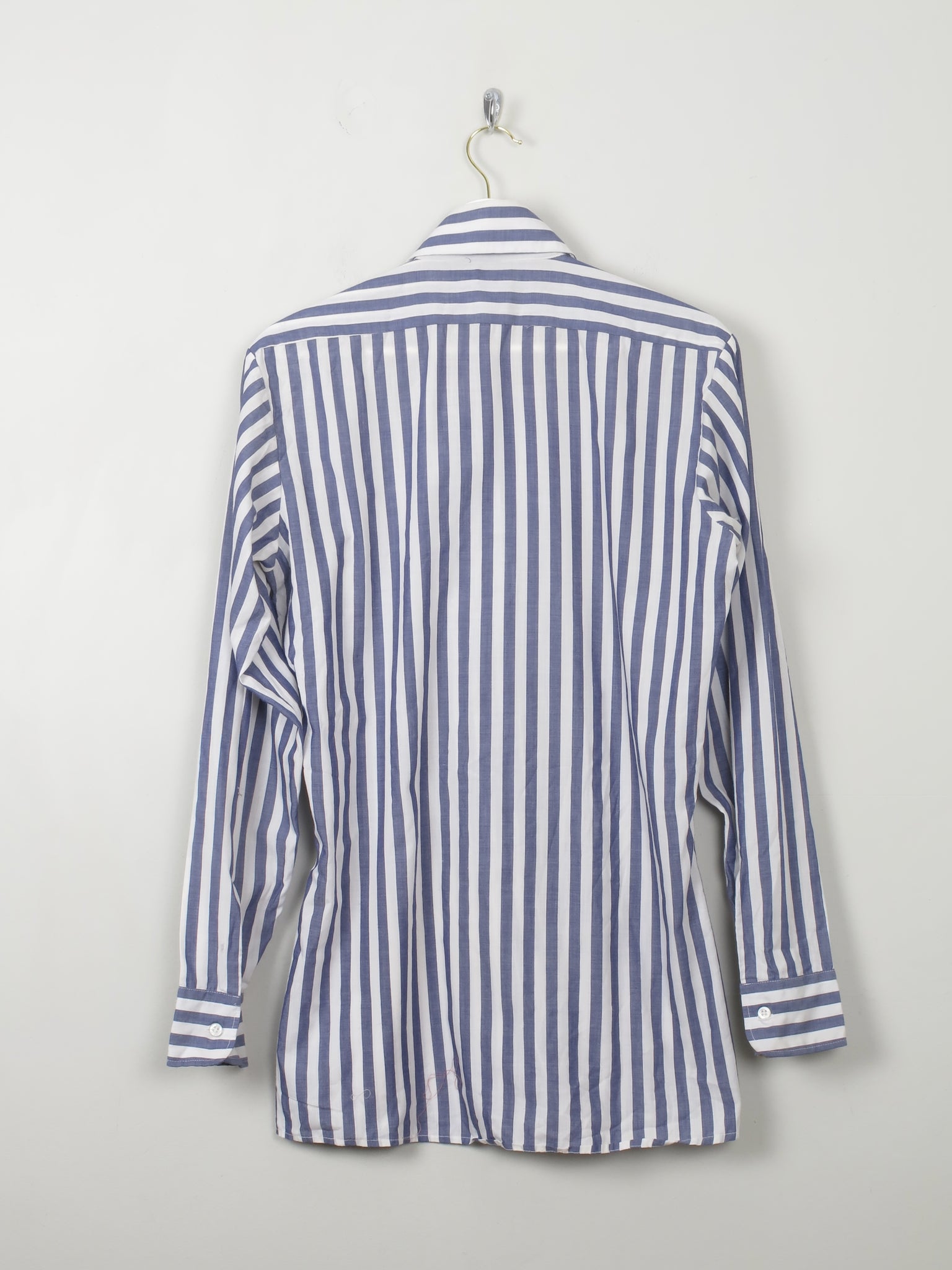 Men's Vintage 1970s Striped Shirt S/M - The Harlequin