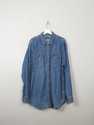 Men's Vintage Lee Denim Shirt XXL - The Harlequin