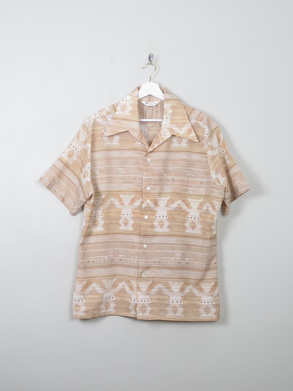 Men's Vintage Disco Shirt L - The Harlequin