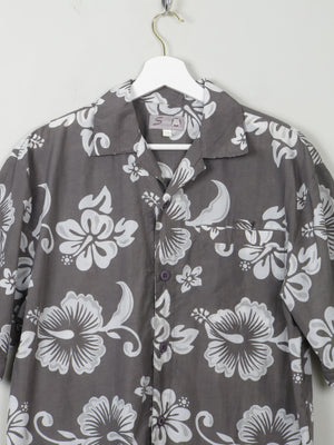 Men's Vintage Hawaiian Shirt M - The Harlequin