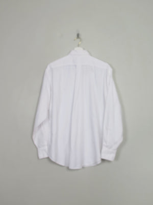 Men's White Vintage Ralph Lauren Shirt S