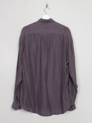 Men's Vintage Silk Mauve Shirt M