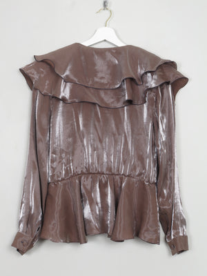 Vintage Gina Bacconi Frilly Blouse S/M