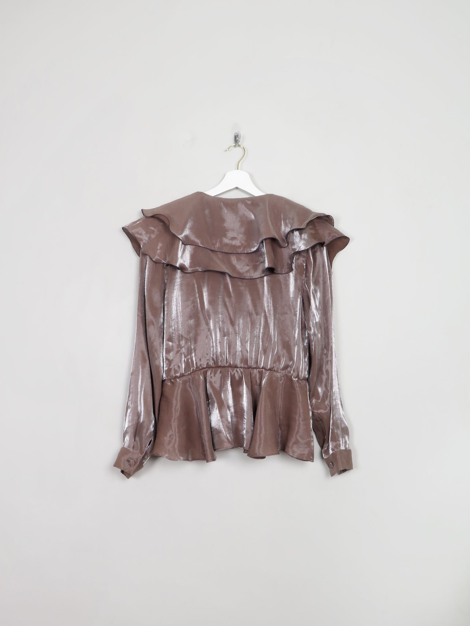 Vintage Gina Bacconi Frilly Blouse S/M