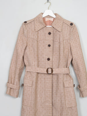 Vintage Thomas Wolfangle Trench Style Coat S