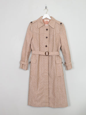 Vintage Thomas Wolfangle Trench Style Coat S