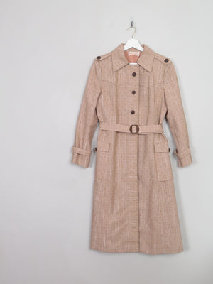 Vintage Thomas Wolfangle Trench Style Coat S